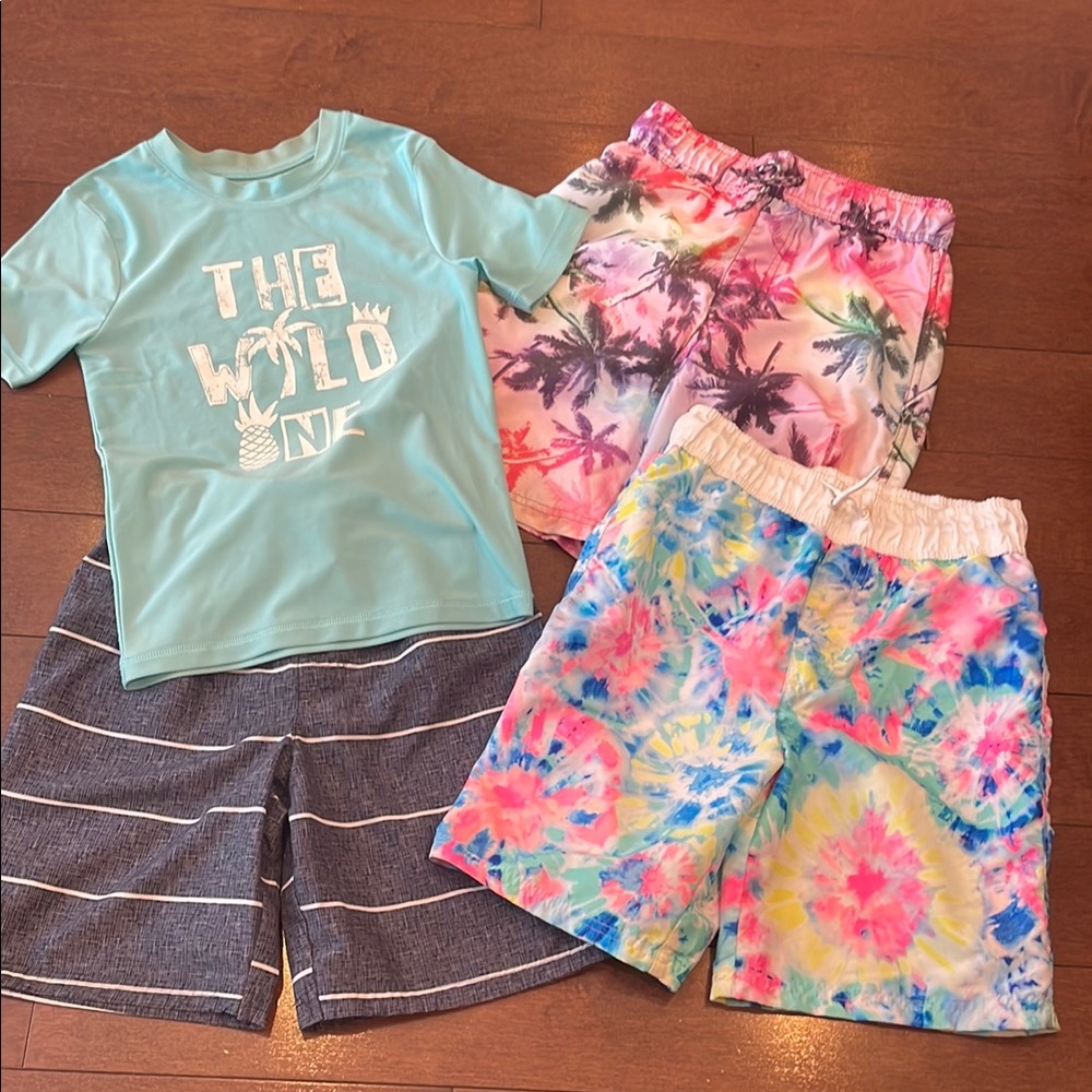 Colorful Kids' Summer Swim Set